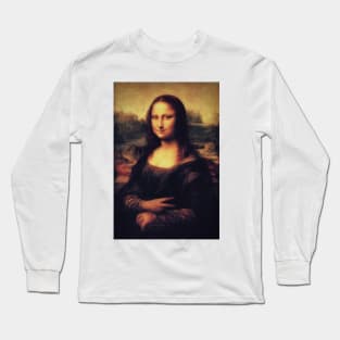 Mona Lisa! SWAG! PEACE! YOLO! Parody Long Sleeve T-Shirt